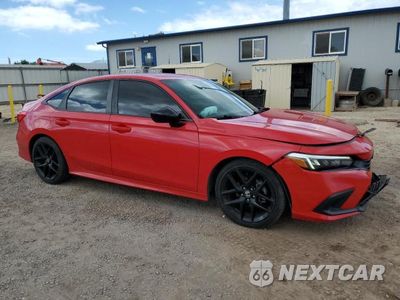 Czwarte zdjęcie samochodu z boku: 2022 HONDA CIVIC SPORT VIN:2HGFE2F53NH535824 - miniatura