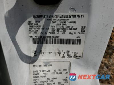 Zdjęcie 10 z 10 samochodu: 2013 FORD F450 SUPER DUTY BUCKET TRUCK VIN:1FDUF4GY3DEB05297 - miniatura