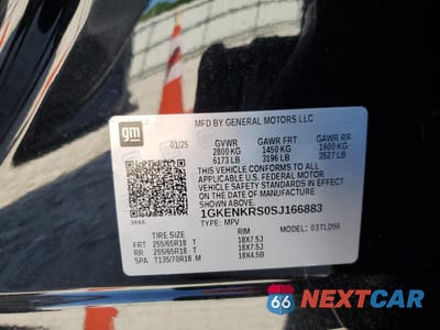 Zdjęcie 13 z 16 samochodu: 2025 GMC ACADIA ELEVATION VIN:1GKENKRS0SJ166883 - miniatura