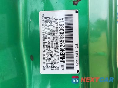 Zdjęcie 13 z 15 samochodu: 1994 HONDA CIVIC DEL SOL SI VIN:JHMEH6265RS006914 - miniatura