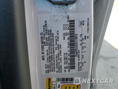 Zdjęcie 12 z 12 samochodu: 2020 FORD FUSION SE VIN:3FA6P0LUXLR119074 - miniatura