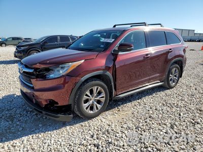 2015 TOYOTA HIGHLANDER XLE 5TDKKRFH1FS055227 - główne zdjęcie licytacji z USA - miniatura