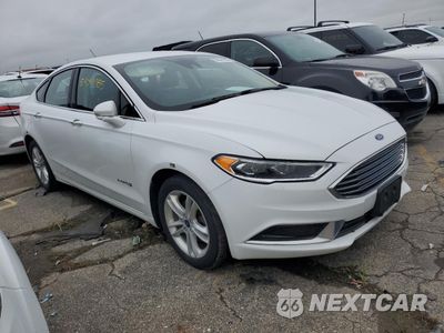 Czwarte zdjęcie samochodu z boku: 2018 FORD FUSION SE HYBRID VIN:3FA6P0LU6JR278753 - miniatura