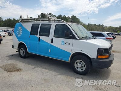 Czwarte zdjęcie samochodu z boku: 2015 CHEVROLET EXPRESS G2500 VIN:1GCWGFCFXF1229233 - miniatura