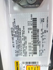 Zdjęcie 12 z 12 samochodu: 2019 FORD FUSION SE VIN:3FA6P0LU1KR124887 - miniatura