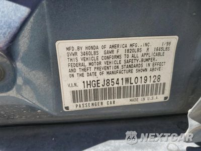 Zdjęcie 12 z 14 samochodu: 1998 HONDA CIVIC EX VIN:1HGEJ8541WL019128 - miniatura