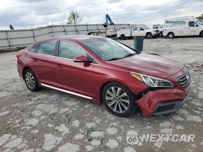 Czwarte zdjęcie samochodu z boku: 2016 HYUNDAI SONATA SPORT VIN:5NPE34AF4GH314089 - miniatura