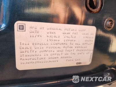 Zdjęcie 10 z 11 samochodu: 1995 OLDSMOBILE CUTLASS SUPREME SL VIN:1G3WH52M6SD334609 - miniatura