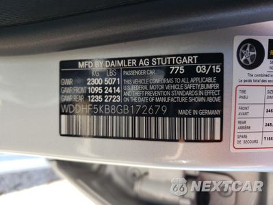 Zdjęcie 12 z 12 samochodu: 2016 MERCEDES-BENZ E 350 VIN:WDDHF5KB8GB172679 - miniatura