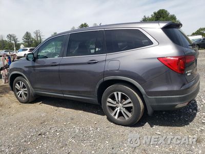 Drugie zdjęcie samochodu z przodu: 2017 HONDA PILOT EXL VIN:5FNYF6H51HB093709 - miniatura