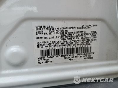 Zdjęcie 12 z 14 samochodu: 2013 MITSUBISHI OUTLANDER SPORT SE VIN:4A4AR4AU5DE019003 - miniatura