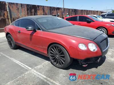Czwarte zdjęcie samochodu z boku: 2013 BENTLEY CONTINENTAL GT V8 VIN:SCBFT7ZA2DC083685 - miniatura