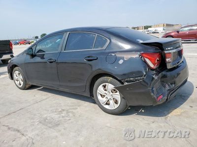 Drugie zdjęcie samochodu z przodu: 2013 HONDA CIVIC LX VIN:2HGFB2F59DH579298 - miniatura