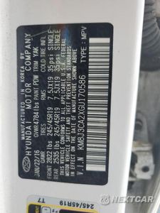 Zdjęcie 13 z 13 samochodu: 2016 HYUNDAI TUCSON LIMITED VIN:KM8J3CA2XGU170586 - miniatura
