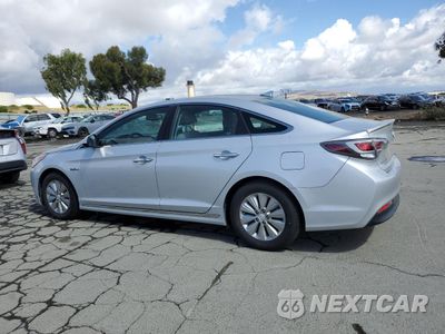 Drugie zdjęcie samochodu z przodu: 2016 HYUNDAI SONATA HYBRID VIN:KMHE24L11GA040275 - miniatura