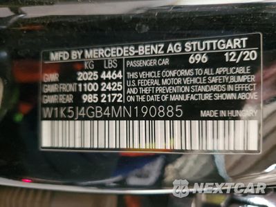Zdjęcie 12 z 13 samochodu: 2021 MERCEDES-BENZ CLA 250 VIN:W1K5J4GB4MN190885 - miniatura