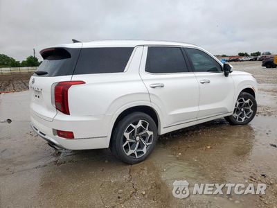 Trzecie zdjęcie samochodu z tyłu: 2021 HYUNDAI PALISADE CALLIGRAPHY VIN:KM8R74HE3MU315282 - miniatura