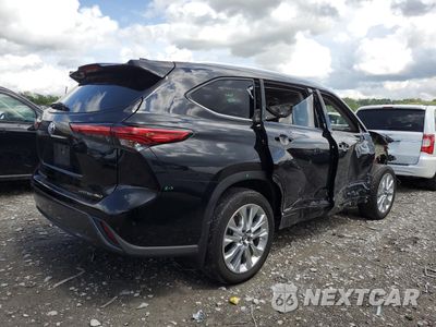 Trzecie zdjęcie samochodu z tyłu: 2021 TOYOTA HIGHLANDER LIMITED VIN:5TDDZRBH4MS158536 - miniatura