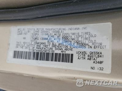 Zdjęcie 13 z 13 samochodu: 2002 TOYOTA SEQUOIA SR5 VIN:5TDBT44A62S079166 - miniatura