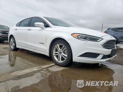 Czwarte zdjęcie samochodu z boku: 2018 FORD FUSION SE HYBRID VIN:3FA6P0LU9JR129799 - miniatura
