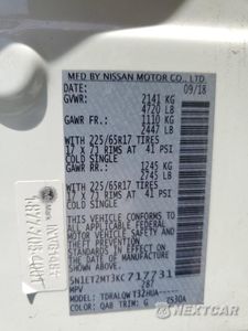 Zdjęcie 13 z 13 samochodu: 2019 NISSAN ROGUE SV HYBRID VIN:5N1ET2MT3KC717731 - miniatura