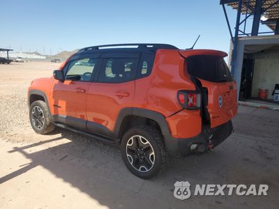 Drugie zdjęcie samochodu z przodu: 2016 JEEP RENEGADE TRAILHAWK VIN:ZACCJBCTXGPD37677 - miniatura