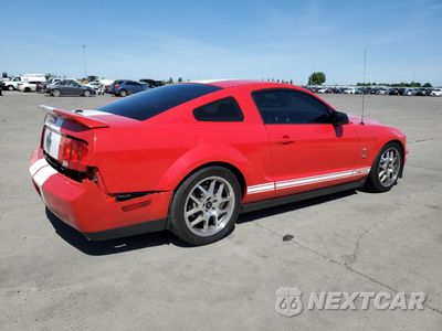 Trzecie zdjęcie samochodu z tyłu: 2008 FORD MUSTANG SHELBY GT500 VIN:1ZVHT88S885133521 - miniatura