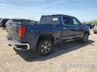 Trzecie zdjęcie samochodu z tyłu: 2021 GMC SIERRA K1500 SLT VIN:1GTU9DED4MZ205817 - miniatura