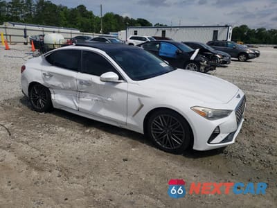 Czwarte zdjęcie samochodu z boku: 2019 GENESIS G70 ELITE VIN:KMTG34LA7KU032247 - miniatura