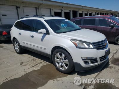 Czwarte zdjęcie samochodu z boku: 2016 CHEVROLET TRAVERSE LTZ VIN:1GNKVJKD9GJ340047 - miniatura