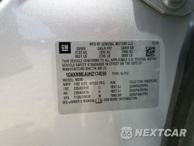 Zdjęcie 14 z 15 samochodu: 2017 GMC ACADIA SLT-1 VIN:1GKKNMLA9HZ174599 - miniatura