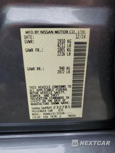 Zdjęcie 12 z 14 samochodu: 2015 NISSAN ALTIMA 2.5 VIN:1N4AL3AP6FC232785 - miniatura