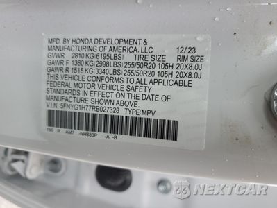 Zdjęcie 13 z 16 samochodu: 2024 HONDA PILOT TOURING VIN:5FNYG1H77RB027328 - miniatura