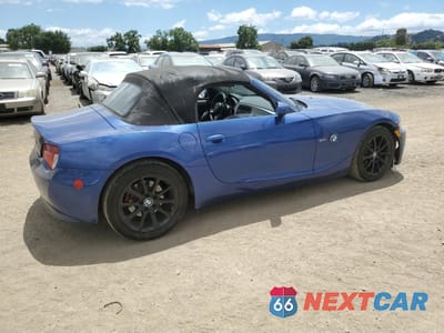 Trzecie zdjęcie samochodu z tyłu: 2007 BMW Z4 3.0 VIN:4USBU33527LW73350 - miniatura