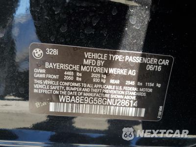 Zdjęcie 12 z 14 samochodu: 2016 BMW 328 I SULEV VIN:WBA8E9G58GNU28614 - miniatura
