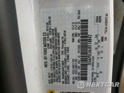 Zdjęcie 12 z 12 samochodu: 2018 FORD FUSION SE HYBRID VIN:3FA6P0LU6JR118842 - miniatura