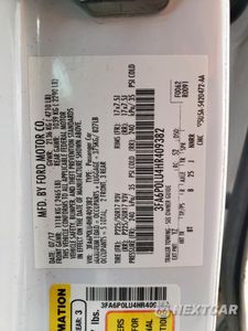 Zdjęcie 12 z 13 samochodu: 2017 FORD FUSION SE HYBRID VIN:3FA6P0LU4HR409382 - miniatura