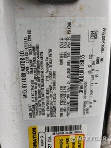 Zdjęcie 12 z 12 samochodu: 2018 FORD FUSION SE HYBRID VIN:3FA6P0LU4JR118855 - miniatura
