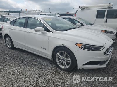 Czwarte zdjęcie samochodu z boku: 2018 FORD FUSION SE HYBRID VIN:3FA6P0LU3JR118782 - miniatura