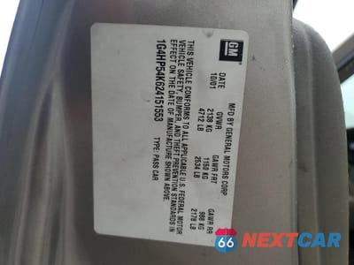 Zdjęcie 12 z 12 samochodu: 2002 BUICK LESABRE CUSTOM VIN:1G4HP54K624151553 - miniatura