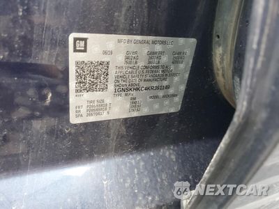 Zdjęcie 13 z 14 samochodu: 2019 CHEVROLET SUBURBAN K1500 LT VIN:1GNSKHKC4KR391149 - miniatura
