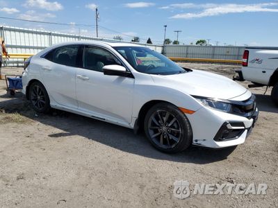 Czwarte zdjęcie samochodu z boku: 2021 HONDA CIVIC EX VIN:SHHFK7H65MU412393 - miniatura