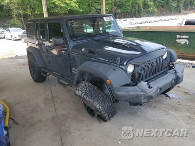 Czwarte zdjęcie samochodu z boku: 2017 JEEP WRANGLER UNLIMITED SPORT VIN:1C4BJWDG7HL599277 - miniatura