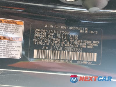 Zdjęcie 12 z 15 samochodu: 2017 SUBARU BRZ 2.0 LIMITED VIN:JF1ZCAC1XH8600651 - miniatura