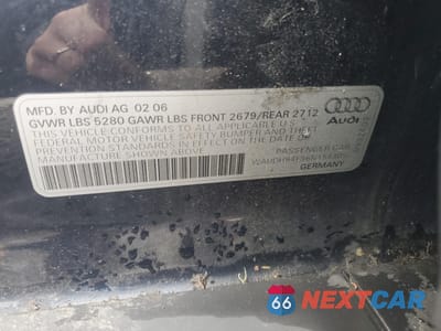 Zdjęcie 12 z 12 samochodu: 2006 AUDI A6 3.2 QUATTRO VIN:WAUDH94F36N154305 - miniatura