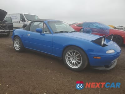 Czwarte zdjęcie samochodu z boku: 1990 MAZDA MX-5 MIATA VIN:JM1NA3514L0102198 - miniatura