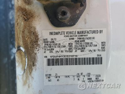 Zdjęcie 12 z 12 samochodu: 2012 FORD F450 SUPER DUTY VIN:1FDUF4HY2CED10719 - miniatura
