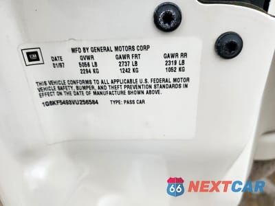 Zdjęcie 12 z 12 samochodu: 1997 CADILLAC DEVILLE CONCOURS VIN:1G6KF5493VU256584 - miniatura