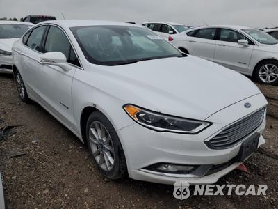 Czwarte zdjęcie samochodu z boku: 2017 FORD FUSION SE HYBRID VIN:3FA6P0LU2HR410062 - miniatura