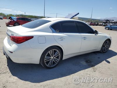 Trzecie zdjęcie samochodu z tyłu: 2015 INFINITI Q50 BASE VIN:JN1BV7AP9FM354201 - miniatura